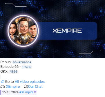 X Empire Riddle of the Day: Unlock Your 15th October Reward 2 crypto news