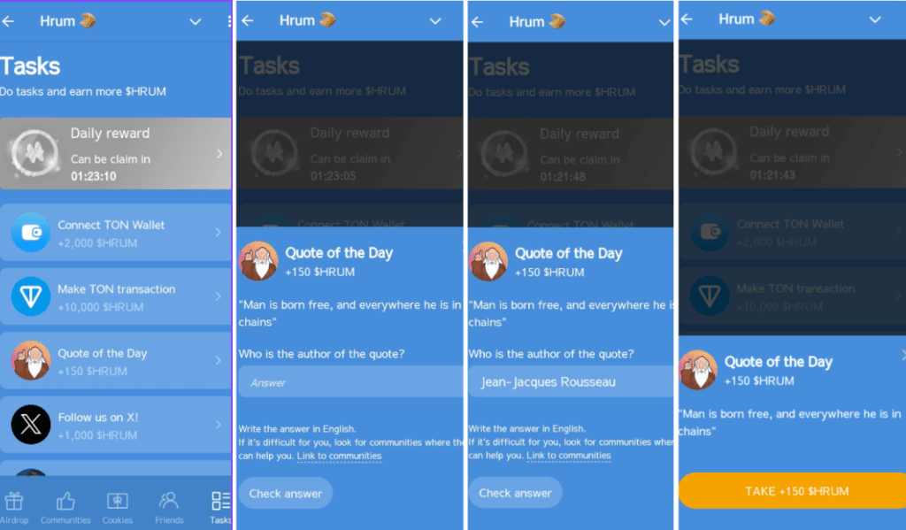 Hrum Quote of the Day: Unlock Your 16th October $HRUM Rewards 3 crypto news