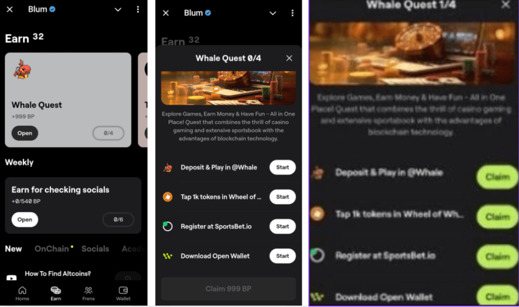 Blum Whale Quest: Grab Your Free 999 $BLUM Now 2 crypto news