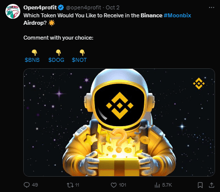 Binance Moonbix Airdrop: Snapshot Date Out for November 4th! 3 crypto news