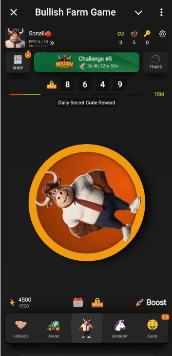 Bullish Farm Daily Code: Unlock Your 5th October Rewards 2 crypto news