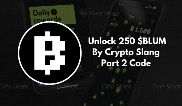 Crypto Slang Part 2 Blum Code