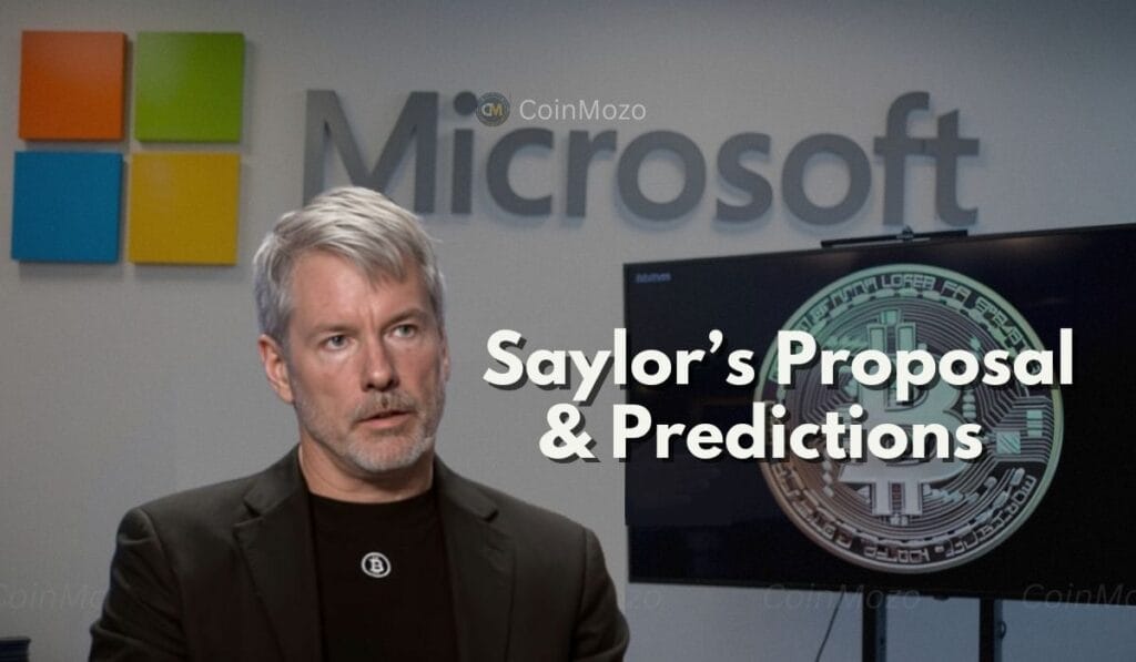 Michael Saylor’s Bitcoin Proposal and Bold $100K Year-End Predictions 1 crypto news
