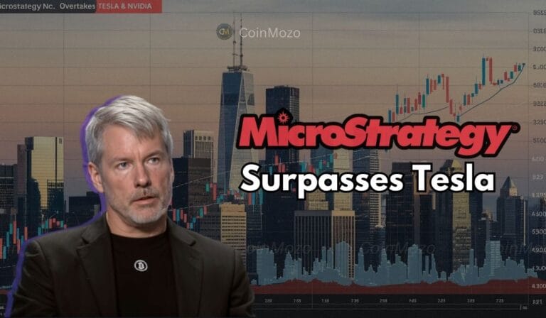 MicroStrategy overtakes Tesla
