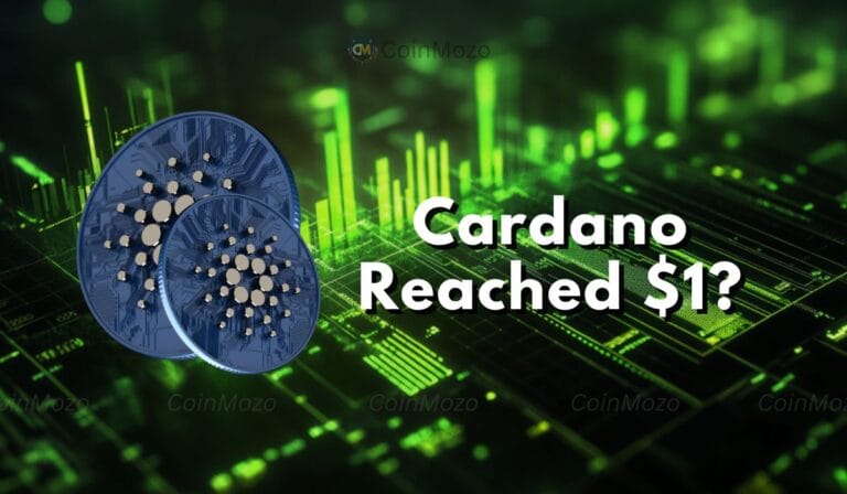 Cardano price to $1