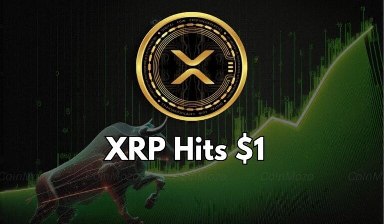 XRP hits $1