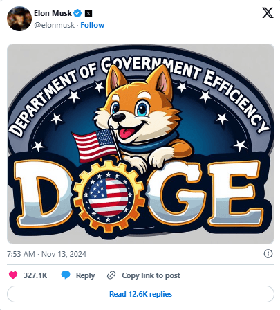 Dogecoin Moves from Meme to Market as Trump Confirms D.O.G.E 3 crypto news