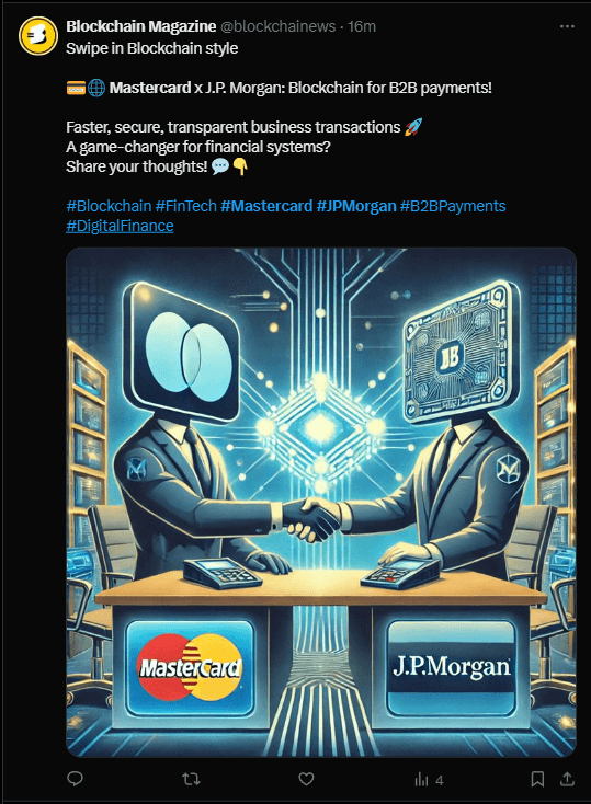 JPMorgan and Mastercard Launch Innovative Cross-Border Payment Solution 2 crypto news