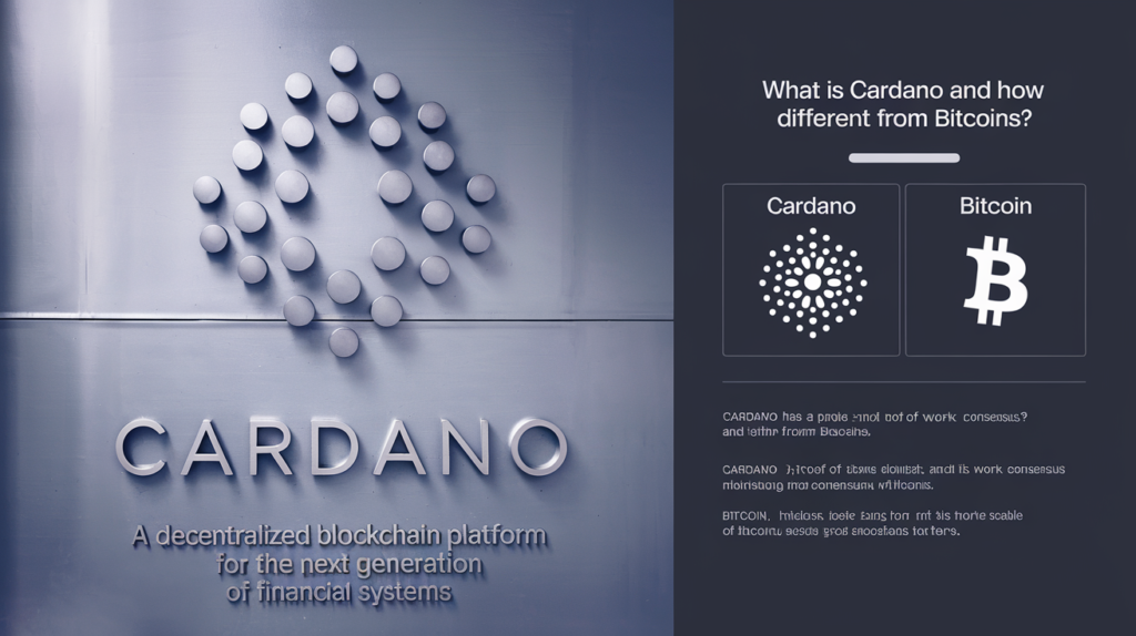 What is Cardano and How Is It Different From Bitcoins? 2 crypto news