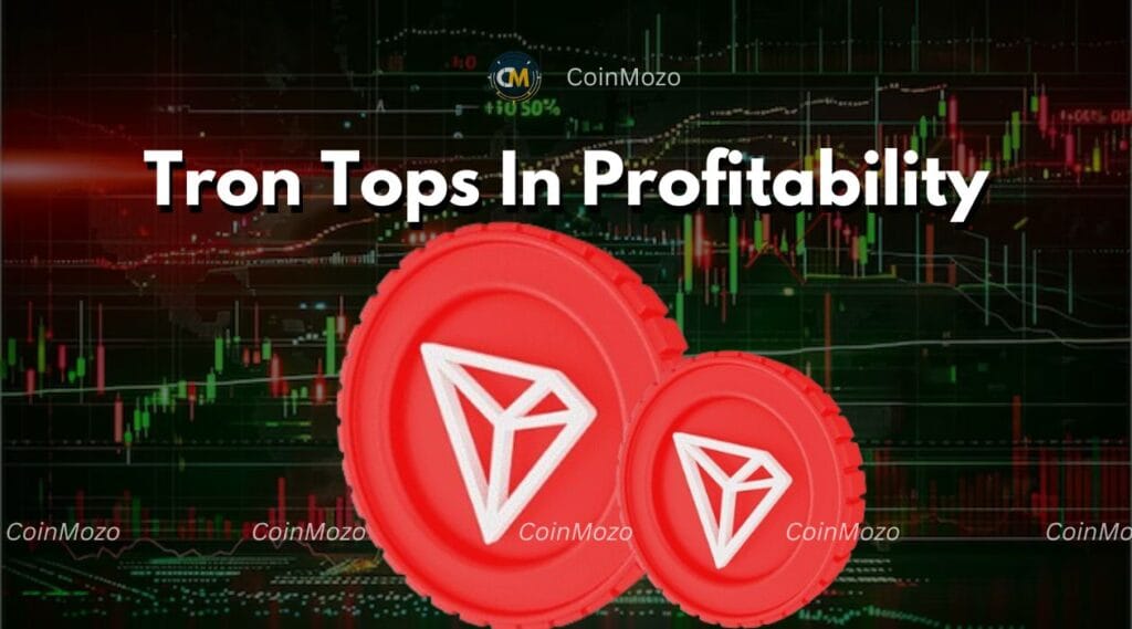 Tron (TRX) Becomes The Most Profitable Cryptocurrency In The Top 50: Here's Why 1 crypto news