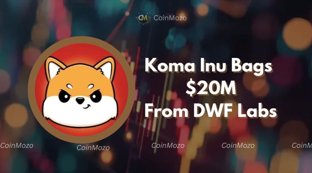 Koma Inu Becomes First Memecoin To Secure DWF Labs' $20 Million Backing 1 crypto news