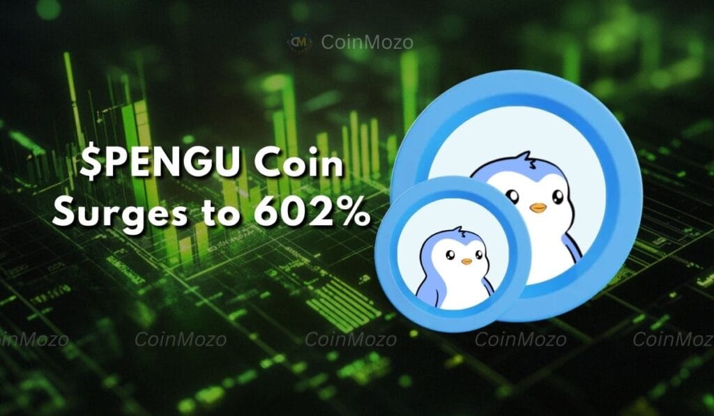 PENGU Token Surge To 602% in Just One Month 1 Pengu Token