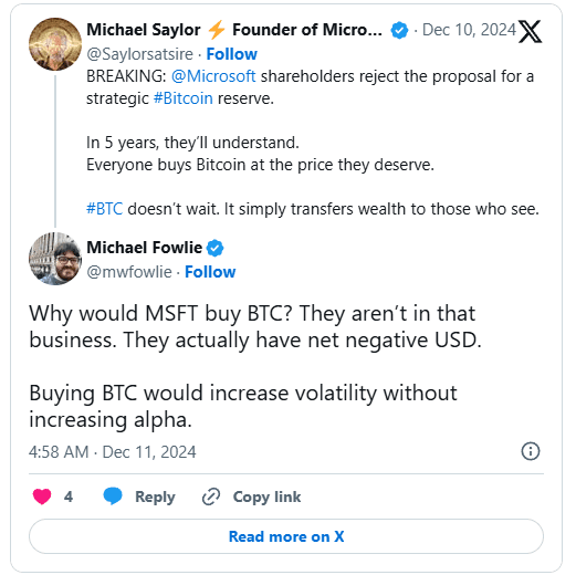 Microsoft Bitcoin Rejection Explained: Bet Big on AI Innovation 3 Microsoft Bitcoin Rejection