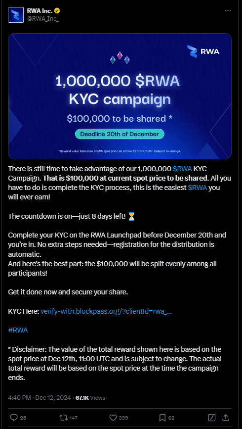 Unlocking New Opportunities with RWA Inc. Coin: The Future of Tokenized Assets 4 crypto news
