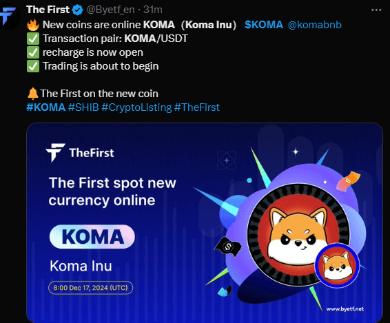 Koma Inu Becomes First Memecoin To Secure DWF Labs' $20 Million Backing 2 crypto news