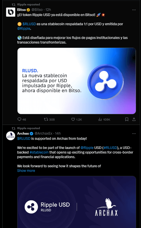 RLUSD Price Stabilizes at $1: Ripple’s Bold Move to Transform Cross-Border Payments 2 RLUSD Price