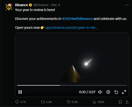 Share Your 2024withBinance Achievement & Win $200 in $BNB! 3 2024withBinance