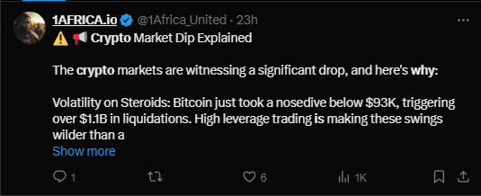 Why is Crypto Down Today? Key Reasons Behind the Market Dip 3 Why is crypto down today