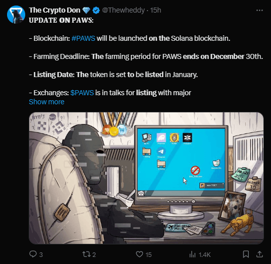 Paws Listing Date Revealed: Mark Your Calendar for the 30th December 3 Paws Listing Date