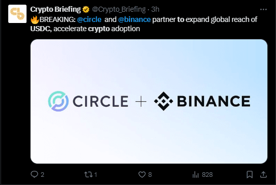 Binance and Circle Join Forces to Revolutionize USDC Usage in Crypto 2 Binance