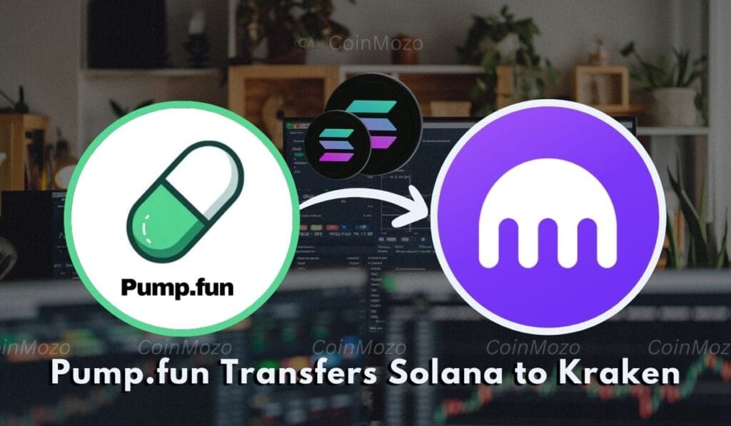 Pump.fun Transfers $20.49M worth of Millions in SOL to Kraken 1 Pump.fun