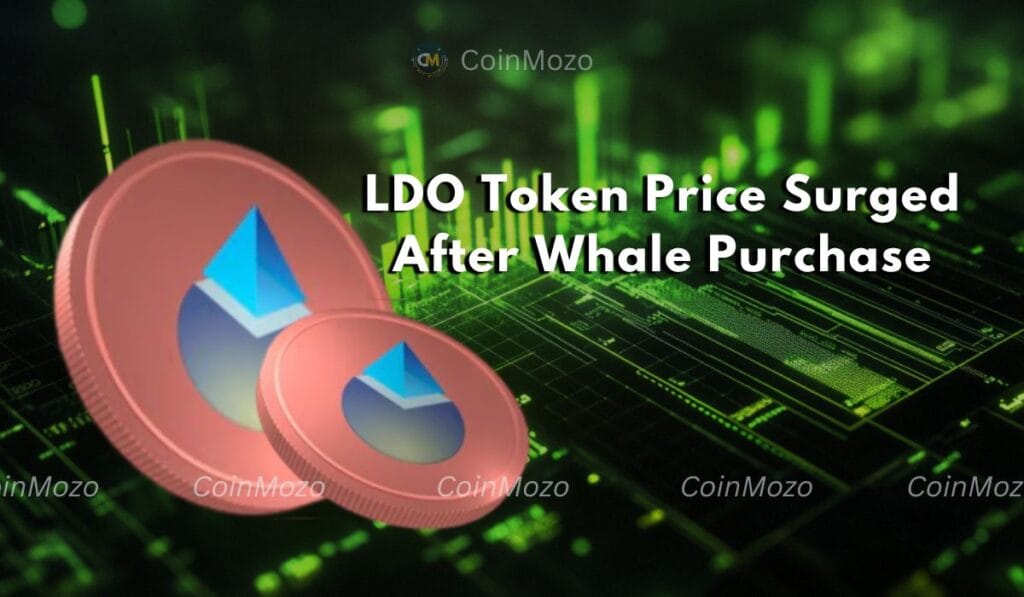 LDO Token Price Surged As Whale Bought 2.7 Million Tokens 1 LDO Token Price Surge