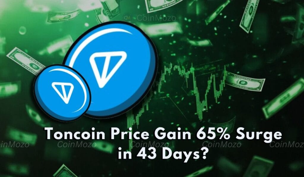 Toncoin Price Surge: A Potential 65% Gain in 43 Days? 1 Toncoin price surge