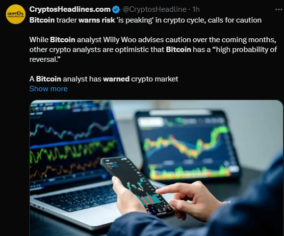Bitcoin Risk Reaches Its Tipping Point – Expert Warns Investors To Be Cautious 4 crypto news