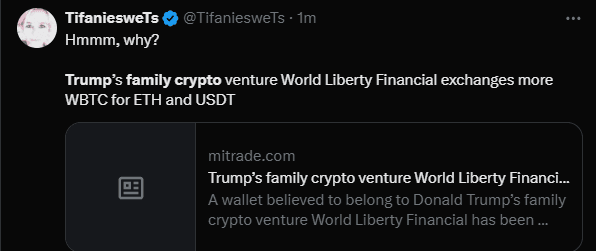 Trump Family Crypto Project Shocks Market With $38M Ethereum Move 2 crypto news