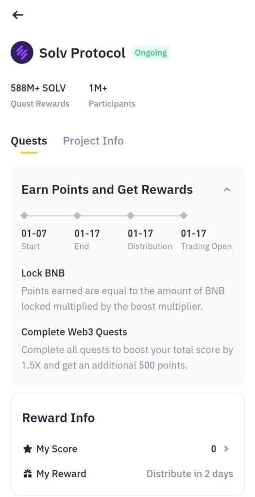 Unlock Amazing Rewards with Binance Megadrop Solv Protocol 3 crypto news
