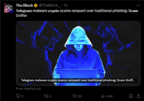 Telegram Crypto Scam Boom: How Scammers Are Finding Success 3 Telegram Crypto Scam