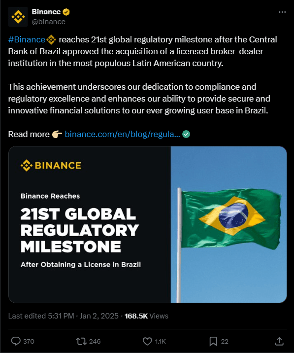 Binance Brazil: A New Era of Crypto Services in Latin America 2 crypto news