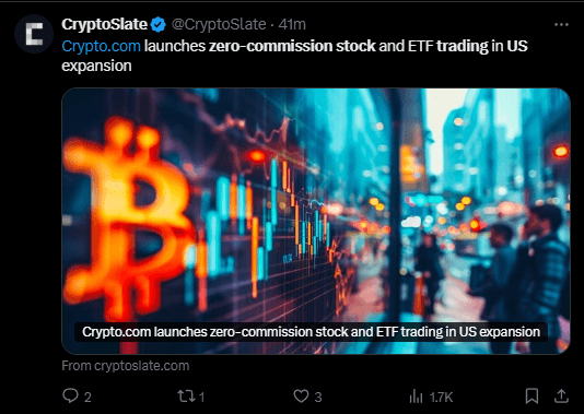 Crypto.com Enters US Stock Market with Zero-Commission Trading 2 Crypto.com