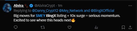 BingX Lists $MEY Token: Witness Remarkable Growth & Bright Future 3 BingX