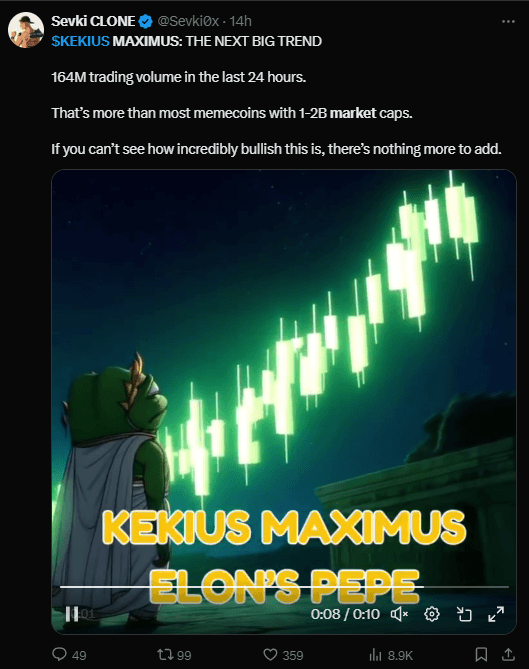 Kekius Maximus Price Surge: Latest Updates and Market Analysis 3 Kekius Maximus Price