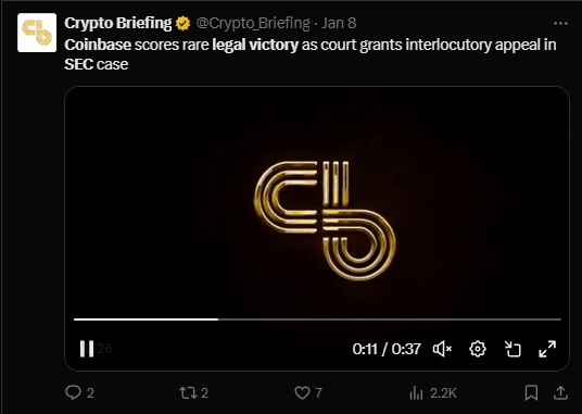 Coinbase Legal Victory: SEC's Allegations Hit a Roadblock 3 Coinbase Legal Victory